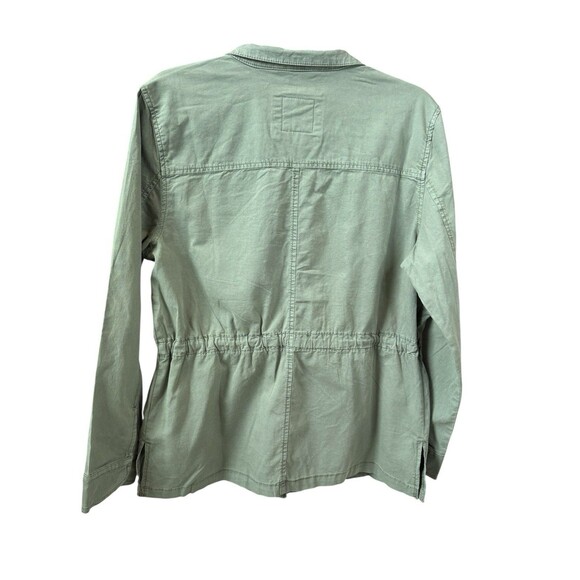 Women's Sonoma Goods For Life Jacket Size M Green Patch Pocket Utility NWT - Picture 6 of 14